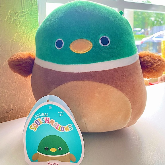 Squishmallows Toys Rarenew Avery The Mallard Duck Squishmallow